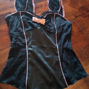 Morbid Threads Vintage Y2K Satin Top